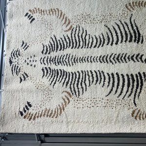 Brand new Anthropologie Lemieux et Cie Hand-Knotted Tiger Shag Rug